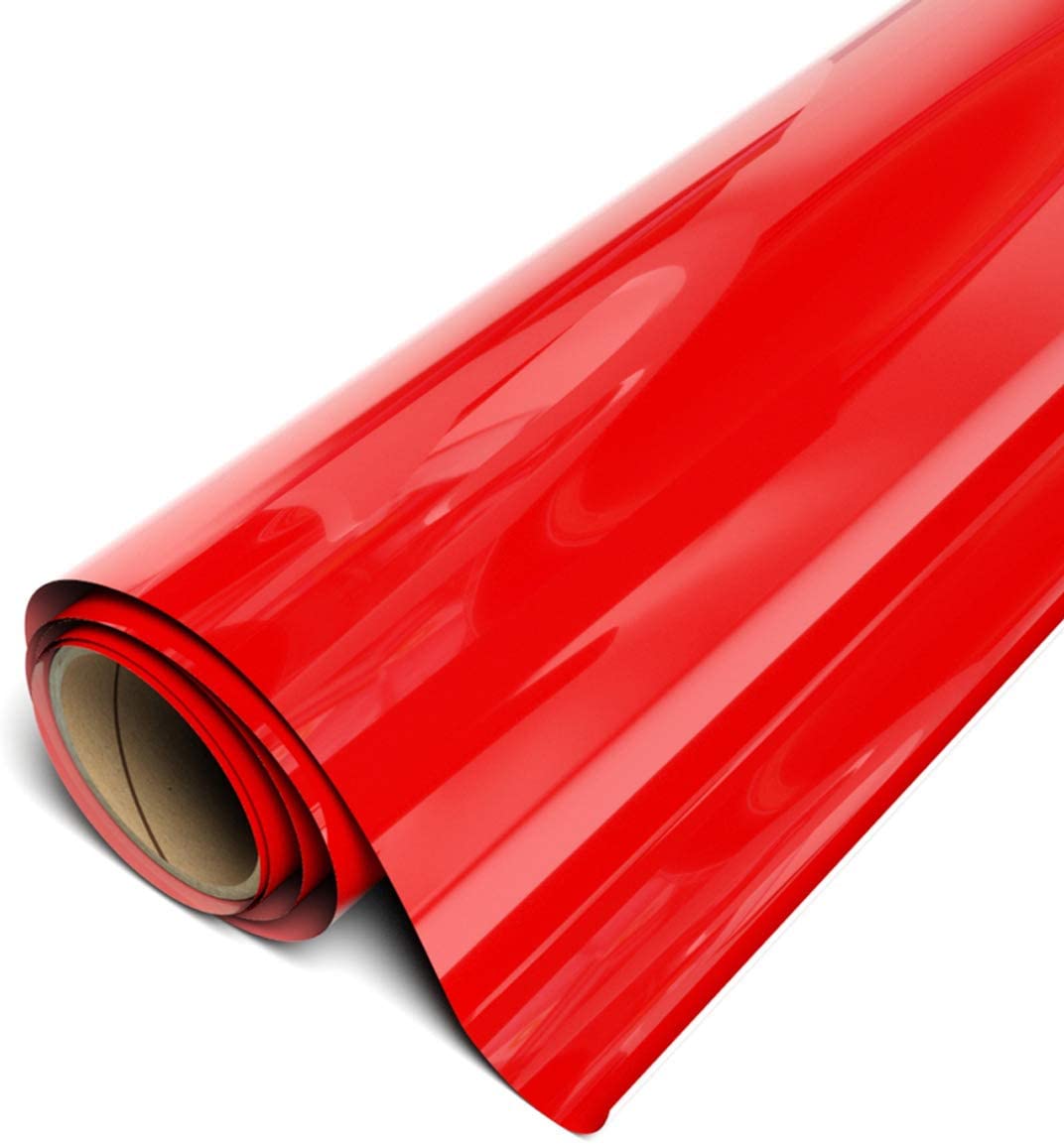 Siser EasyWeed - Vinil Rojo 30 cms ancho x 45 Metros de Largo