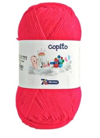 Lana Copito 100g 3mm color Rojo