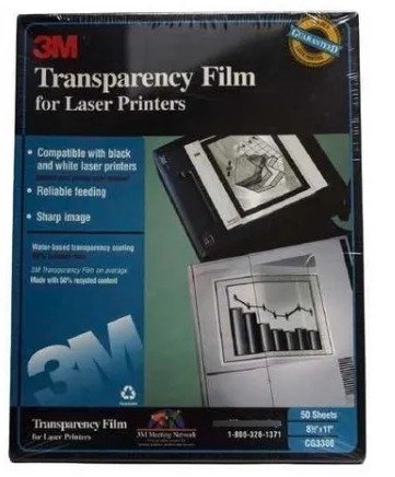 Acetatos Para Impresoras Laser 3m Cg3300.