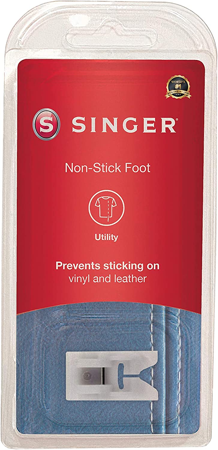 SINGER - Prensatelas antiadherentes a presión, parte inferior lisa para coser sin esfuerzo