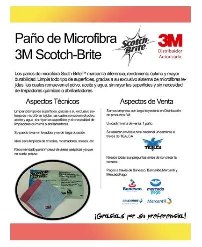 Scotch-Brite™ Paño Microfibra