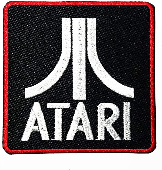 Parche Bordado 100% Hilo Atari 6x5 cms