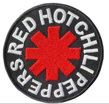 Parche Bordado 100% Hilo Red Hot Chilli Pepper 5x5 cms