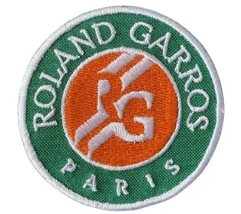 Parche Bordado 100% Hilo Roland Garros 6x6 cms