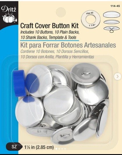 Dritz Kit para forrar Botones Artesanales