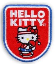 Parches Hello Kitty 6x6 cms