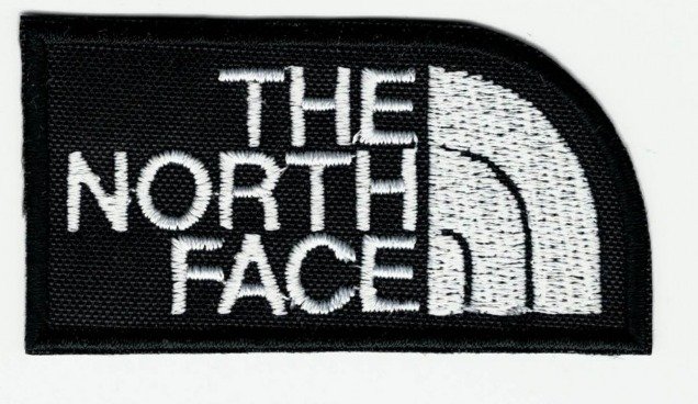 Parches Northface 6x6 cms