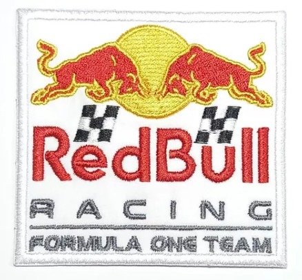 Parche Bordado 100% Hilo Red Bulls F1 Team 5x4 cms