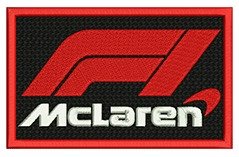 Parche Bordado 100% Hilo McLaren 5x4 cms