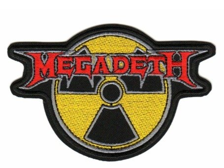 Parche Bordado Megadeth 100% 8x5 cms