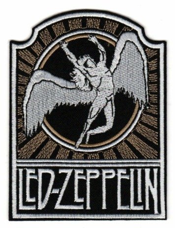 Parche Bordado Led Zeppelin 100% 7x5 cms