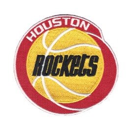 Parche Bordado 100% Houston Rockets 6x6 cms