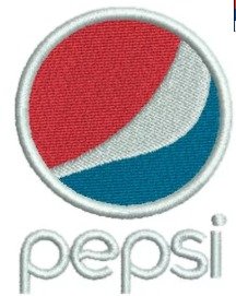 Parches Personalizados Logo Pepsi 9X6 cms
