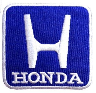 Parche Bordado 100% Hilo Honda 5X5 cms