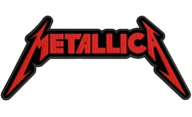 Parche Bordado 100% Hilo Metallica 6x3 cm