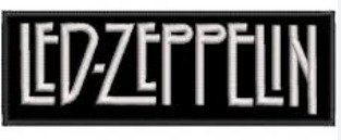 Parches Bordado 100% Hilo Led Zeppelin 7x5 cm