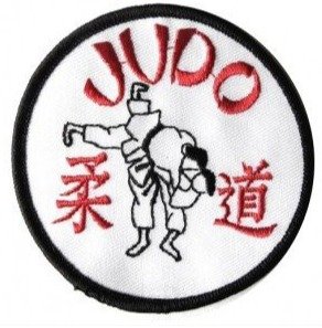 Parches Bordados Judo 6X6 cms 100% hilo