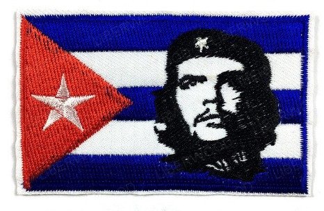 Parches bordado 6X5 cms Che Guevara 100% hilo