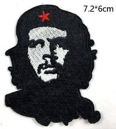 Parches bordado 6X5 cms Che Guevara 100% hilo