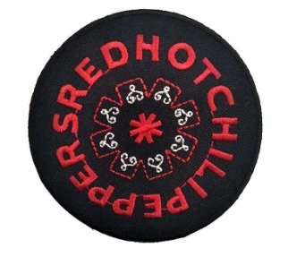 Parches Bordados Hilo 100% Red HOT Chili Peppers 6x6 cms
