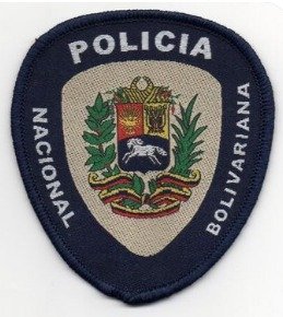 Parches Bordados Policia Bolivariana 6x6 cms