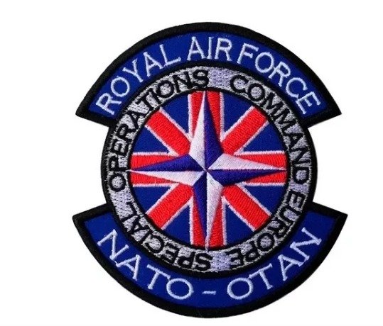 Parches Bordados 100% Royal Air Force 6x6 cms
