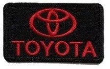 Parches Bordados 100% Hilo Toyota 6x5 cms