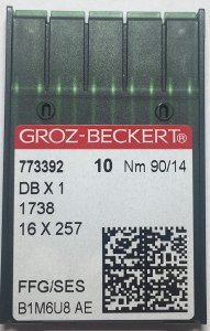GROZ-BECKERT Agujas 16X257 90/14 FFG/SES