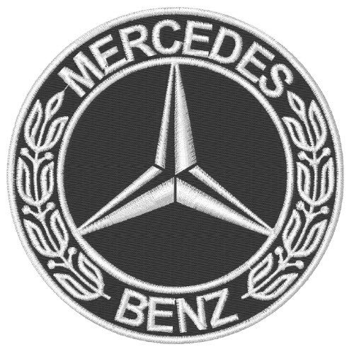 Parche Bordado 100% Hilo Mercedes 6x6 cms