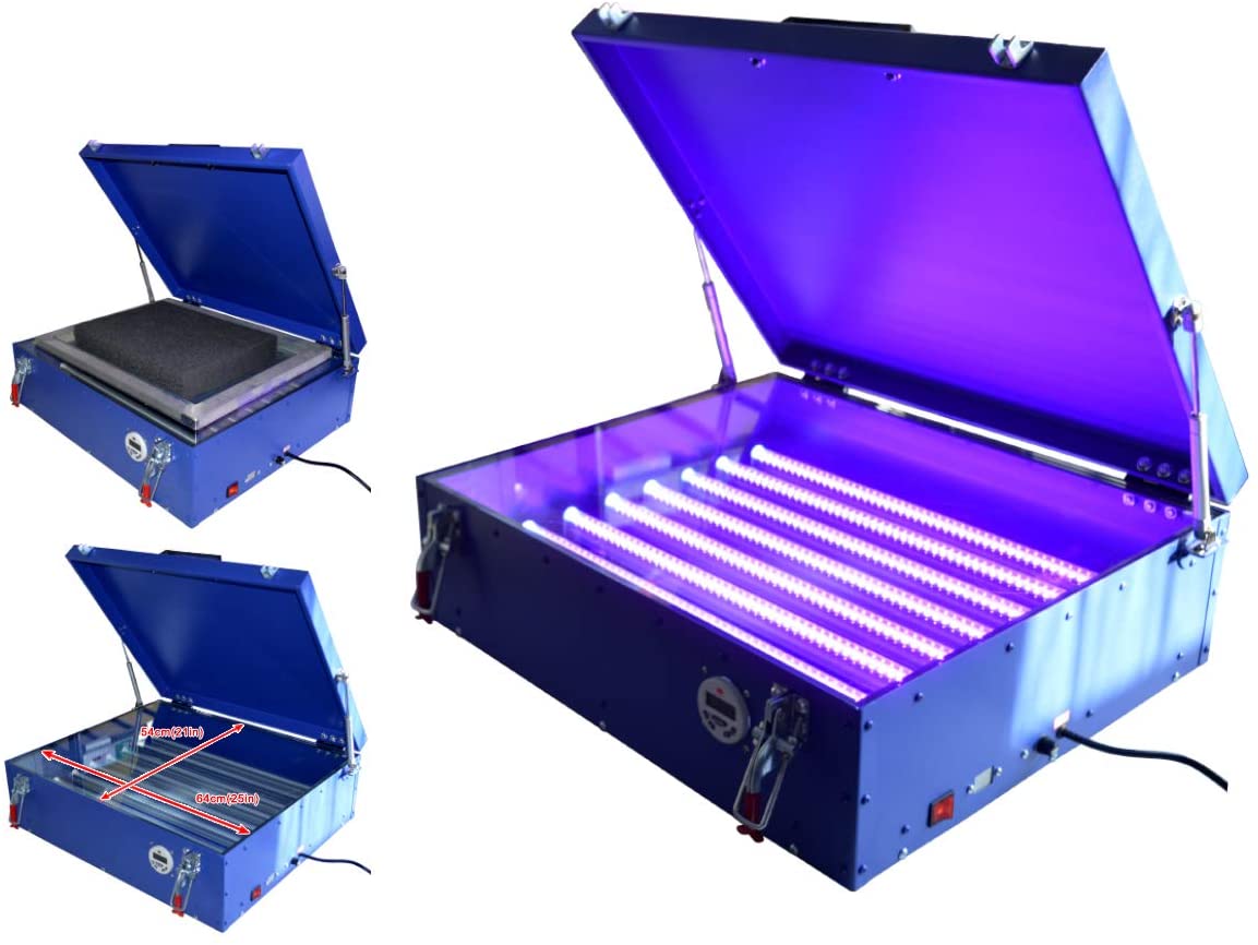 INTBUYING Caja de luz LED con impresión de pantalla de seda UV