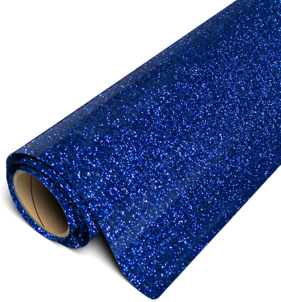 SISER Vinil Textil easyweed Glitter Azul 30 cms Ancho