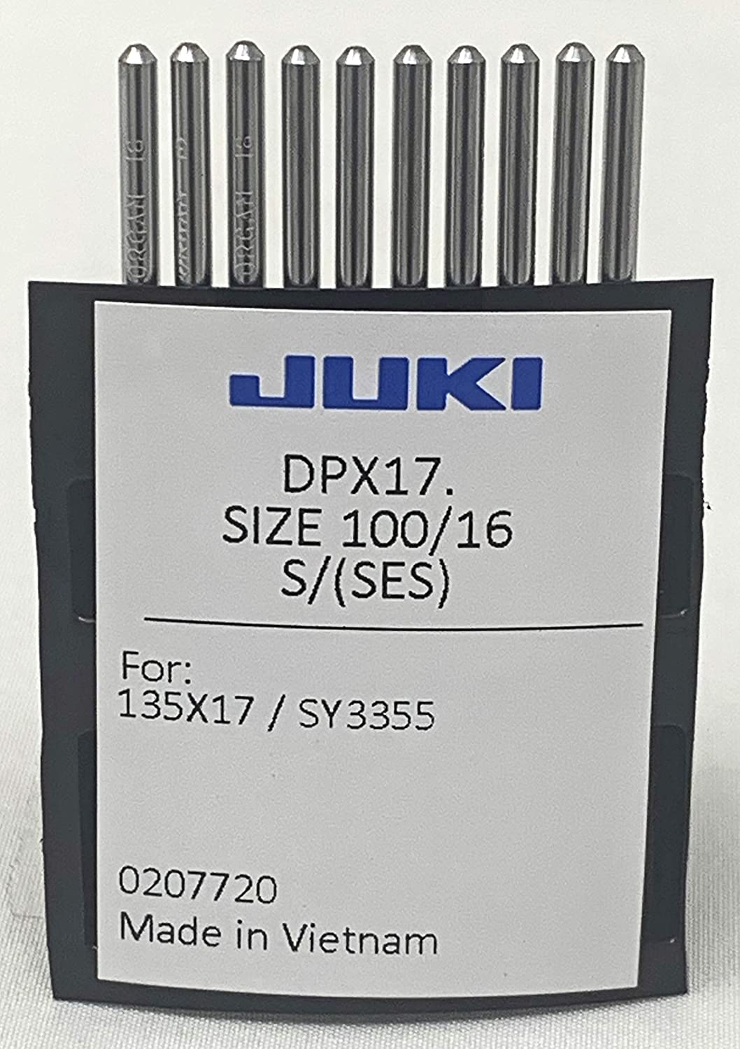 Juki Brand – Agujas para máquina de coser industrial de pie – Tamaño 16 – 10 agujas Juki pieza origi