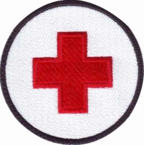Parches Cruz Roja  6x6 cms