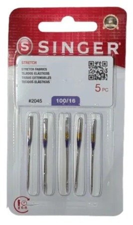 Singer 5 agujas para máquina de coser 2045 (100/16) - Telas