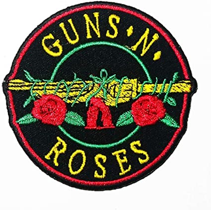 Parche Bordado Guns N Roses 100% 7x7 cms
