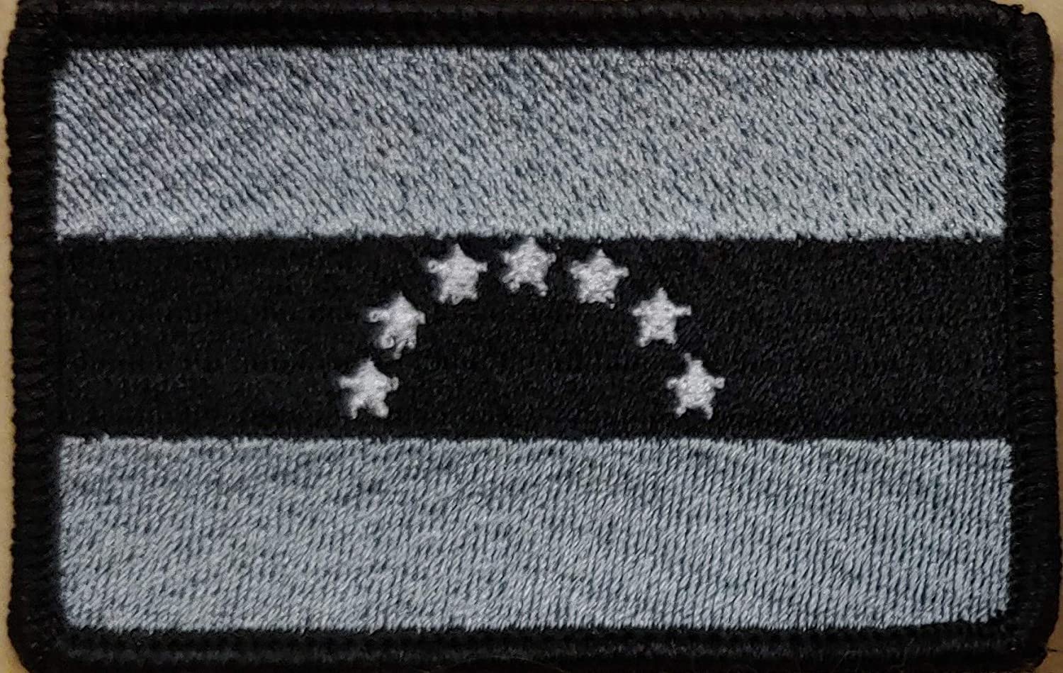 Parche Bordado 100% Bandera 7 Estrellas DIAPO 6.5x6 cms