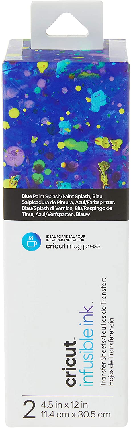 Cricut Infusible Ink - Hojas de transferencia de tinta infusible, de 12.7 x 30.48 Cms, salpicaduras