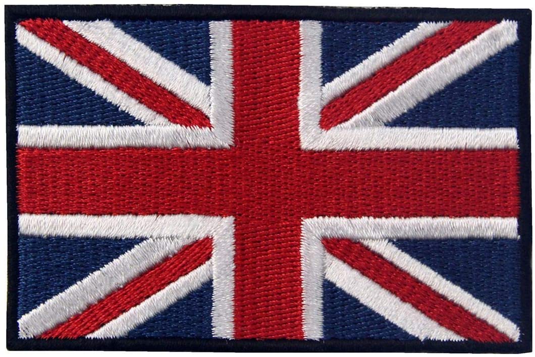 Parche Bordado 100% Bandera Inglaterra 6.5x6