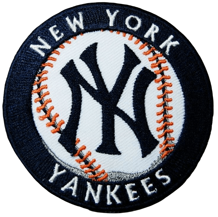 Parche Bordado 100% Yankees Ball 6x6 cms