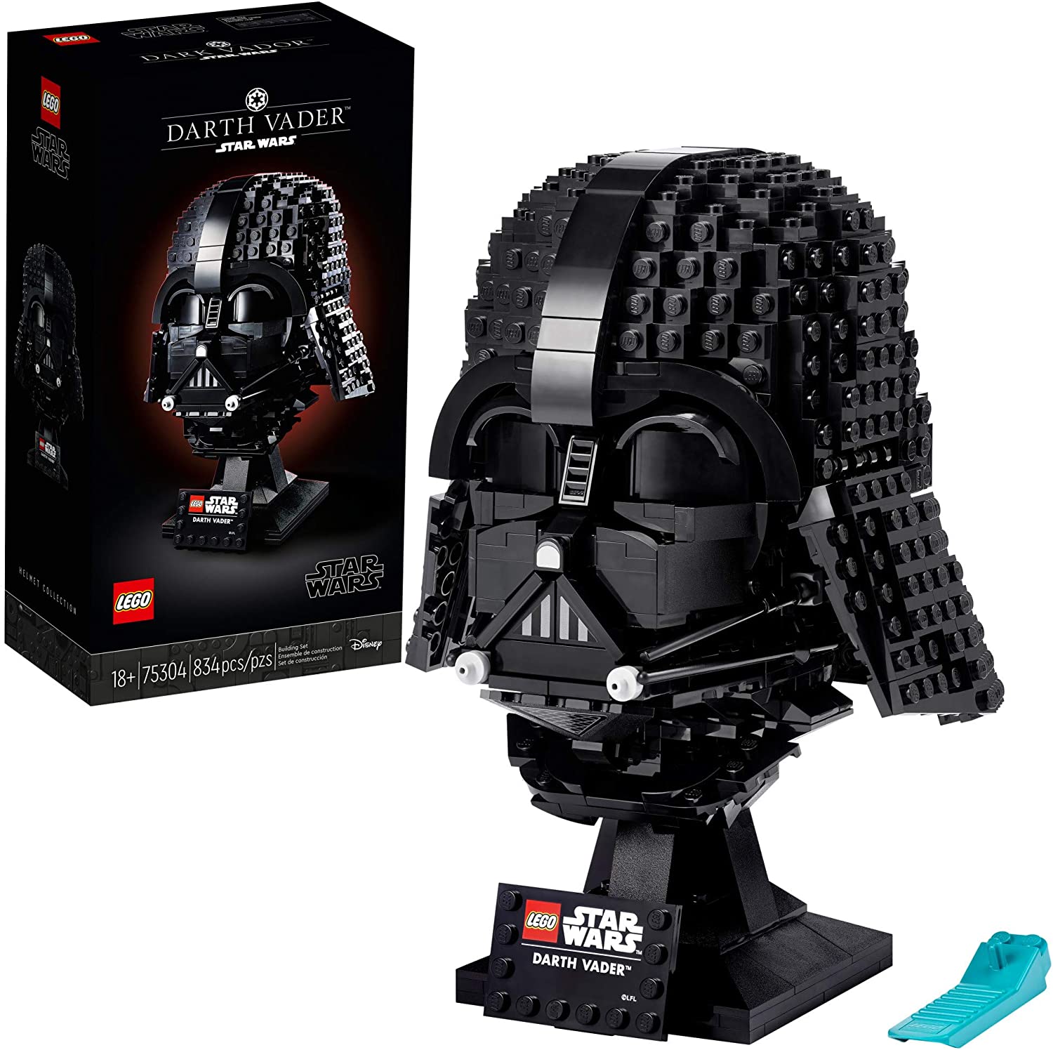 LEGO Star Wars Darth Vader casco 75304 juguete de construcción coleccionable,