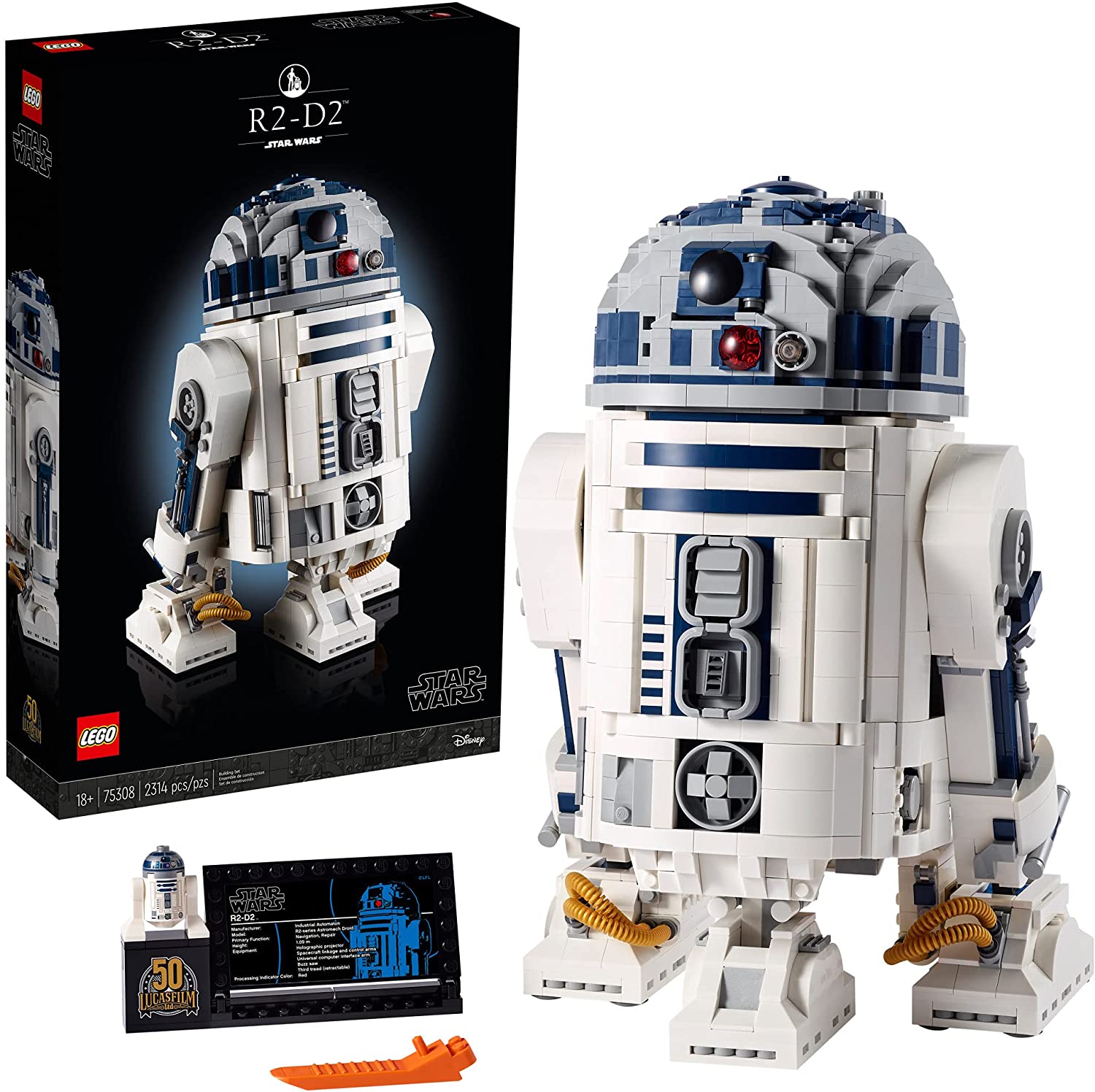 LEGO Star Wars R2-D2 75308 juguete de construcción coleccionable, nuevo 2021 (2314 piezas)
