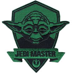 Parche Bordado 100% Hilo Jedi Master 5x5 cms