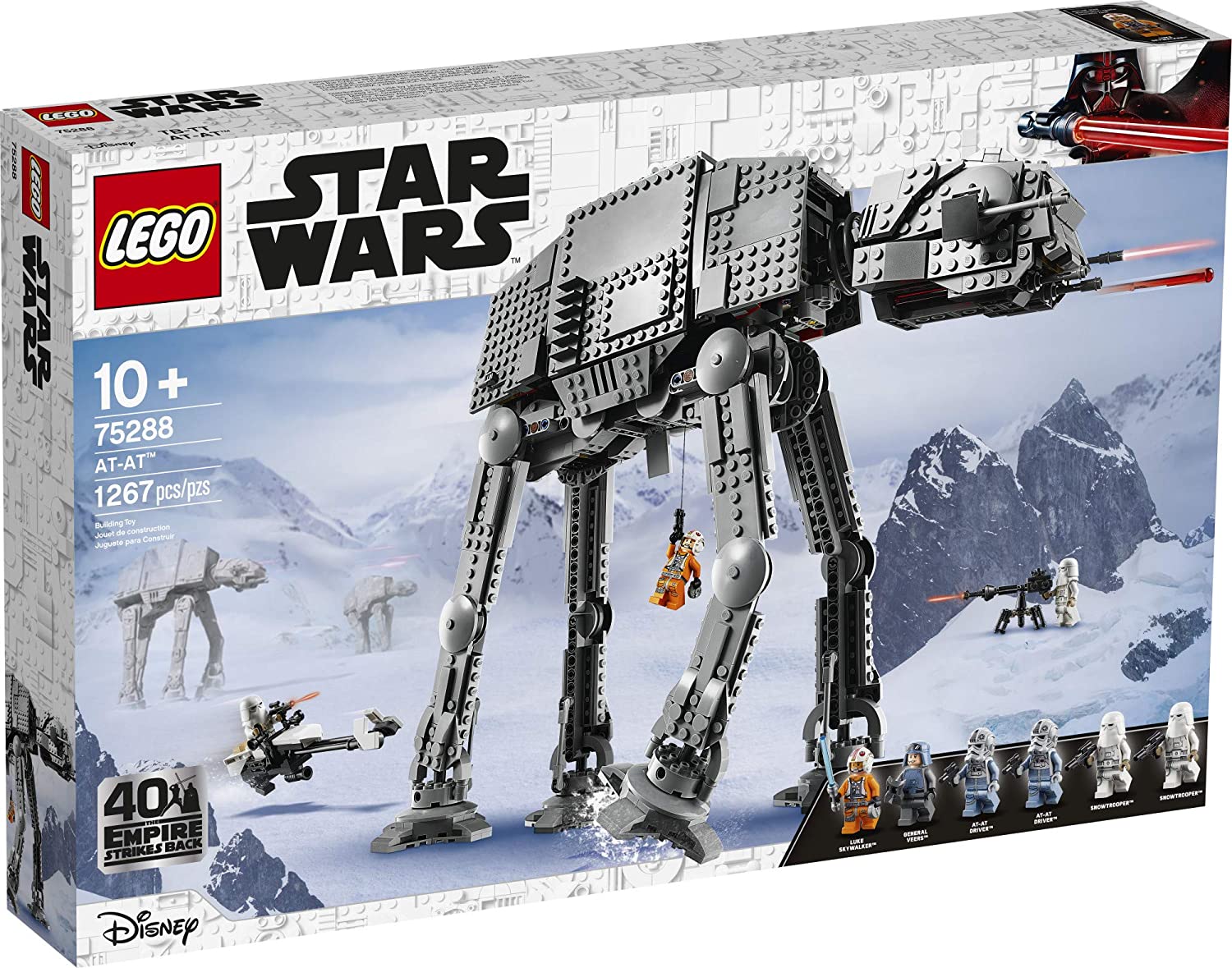 LEGO Star Wars at-at 75288 Kit de construcción,  Star Wars (1,267 piezas)