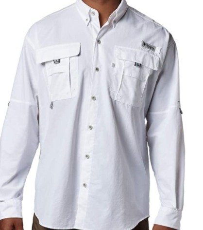 Columbia Bahama II Camiseta de pesca Talla L PFG, UPF 30, de manga corta, para hombre