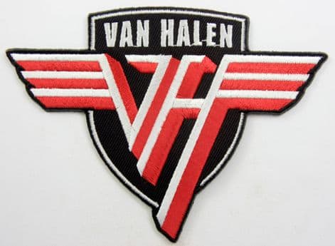 Parche Bordado 100% hilo Van Halen