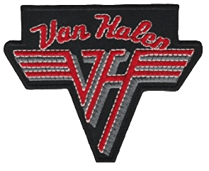 Parche Bordado 100% Van Halen 4x4cms