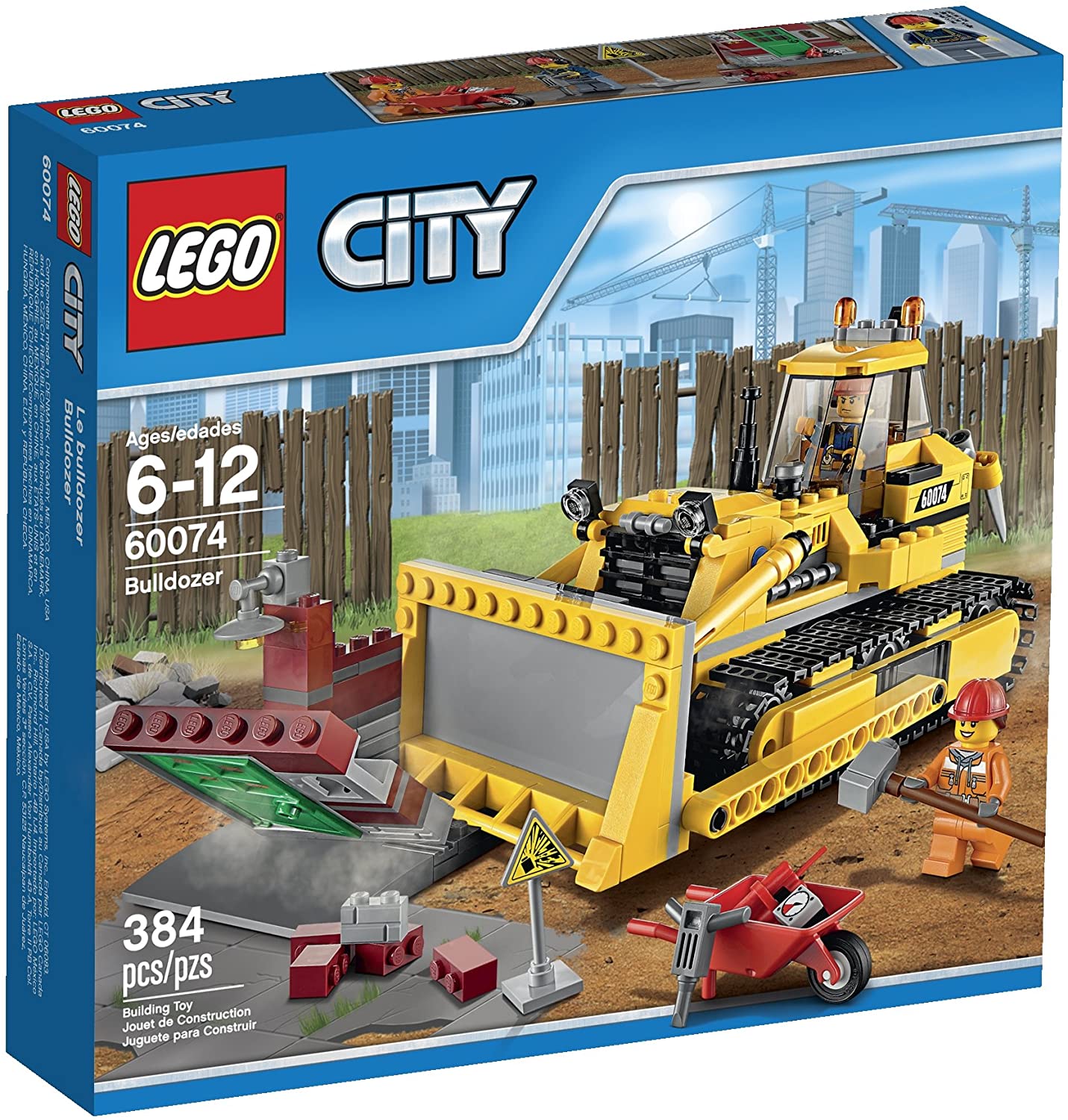 Lego City 60074 Bulldozer 384 Pzs