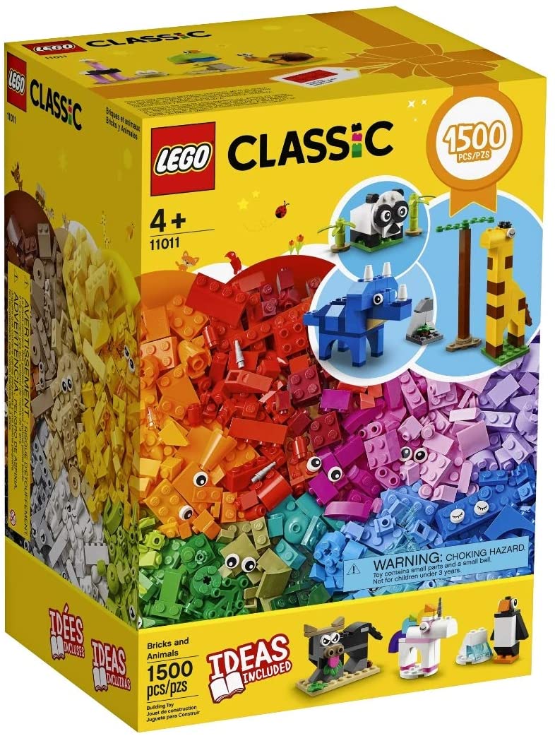 LEGO Classic Creator Fun 11011 - Ladrillos y animales para 2020 (1500 piezas)