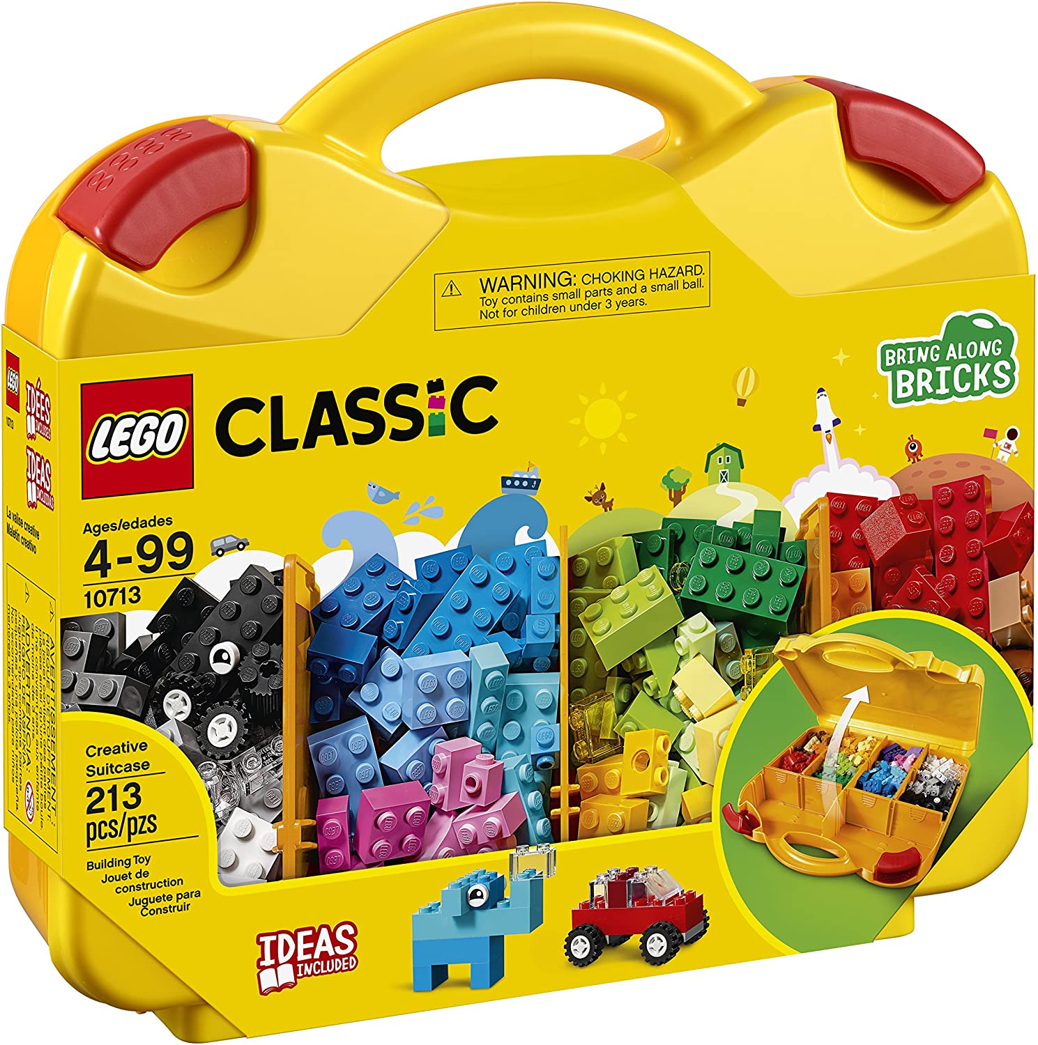 LEGO 10713 Classic Maleta creativa, kit de construcción (213 piezas)