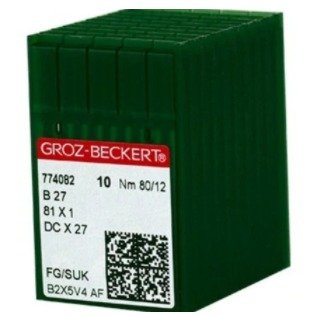 GROZ-BECKERT Agujas B27 80/14 FG/SUK